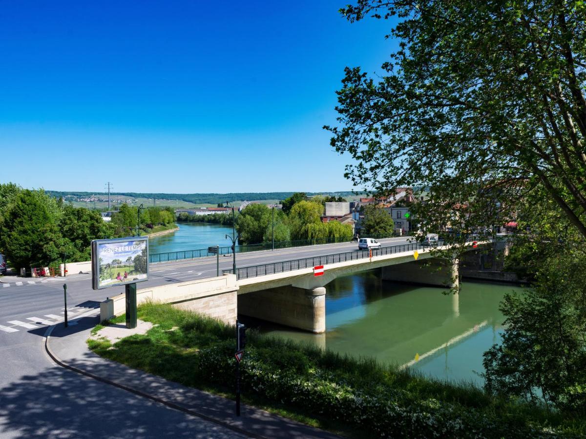 Escale A Epernay Bords De Marne Appt 2/4 Pers Lägenhet Exteriör bild